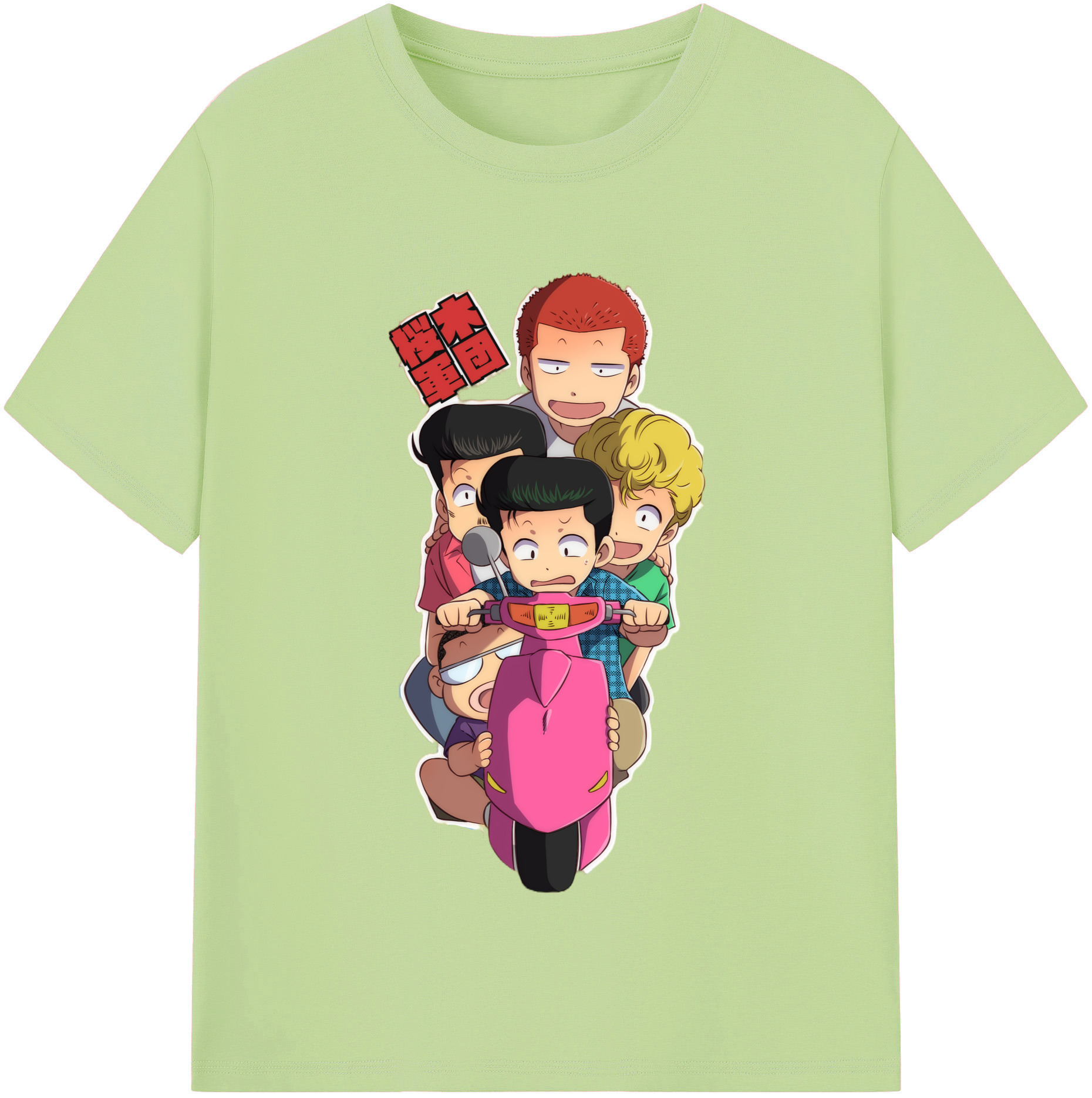 SLAM DUNK／スラムダンク 綿100％半袖Tシャツ（フロントプリント）